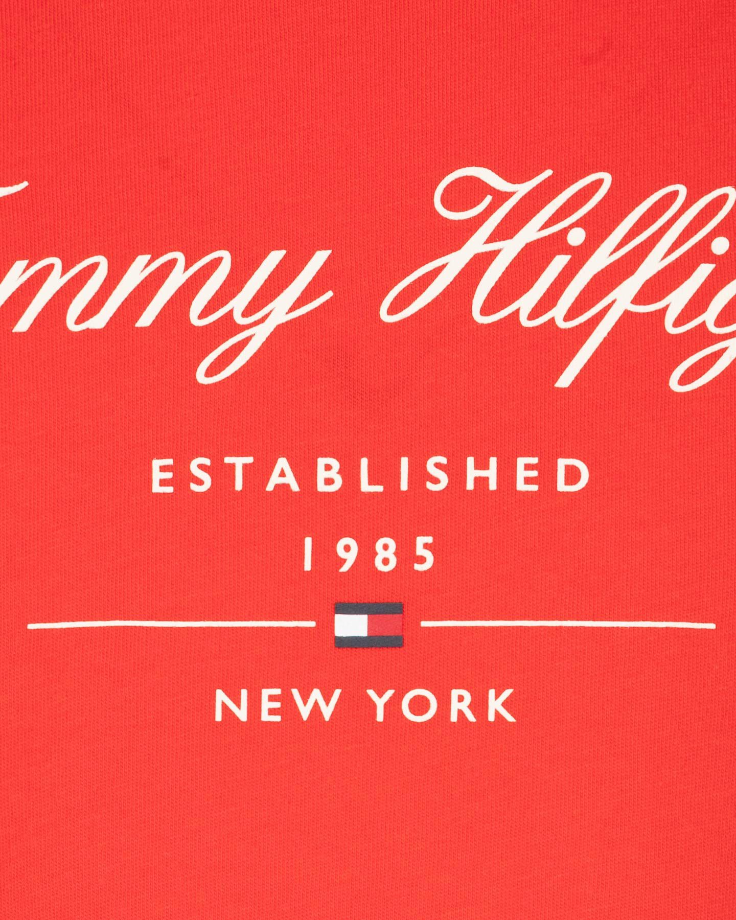  T-Shirt TOMMY HILFIGER SCRIPT FIERCE JR S4131534|Fierce Red|8 scatto 2